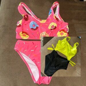 Swim Toddler Girls size 4/5 2SWIMSUITS